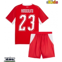 Switzerland Zeki Amdouni #23 Replica Home Minikit World Cup 2026 Short Sleeve (+ pants)